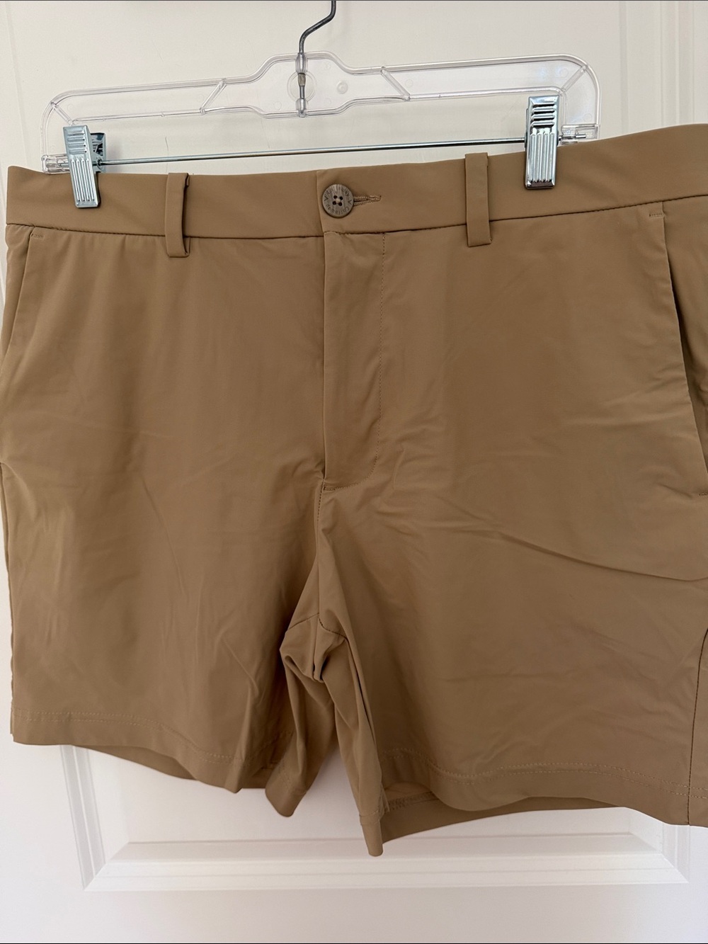 Callaway Men's Flat-Front ⛳️ Shorts in Khaki Brown